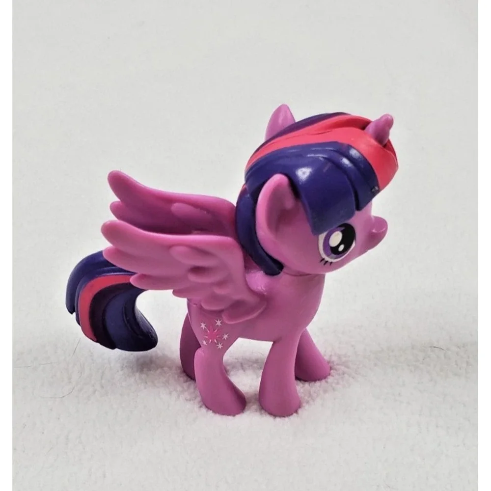My Little Pony Figures Kids Good 4pc Lot Twilight‎ Pinkie Rarity Applejack toys